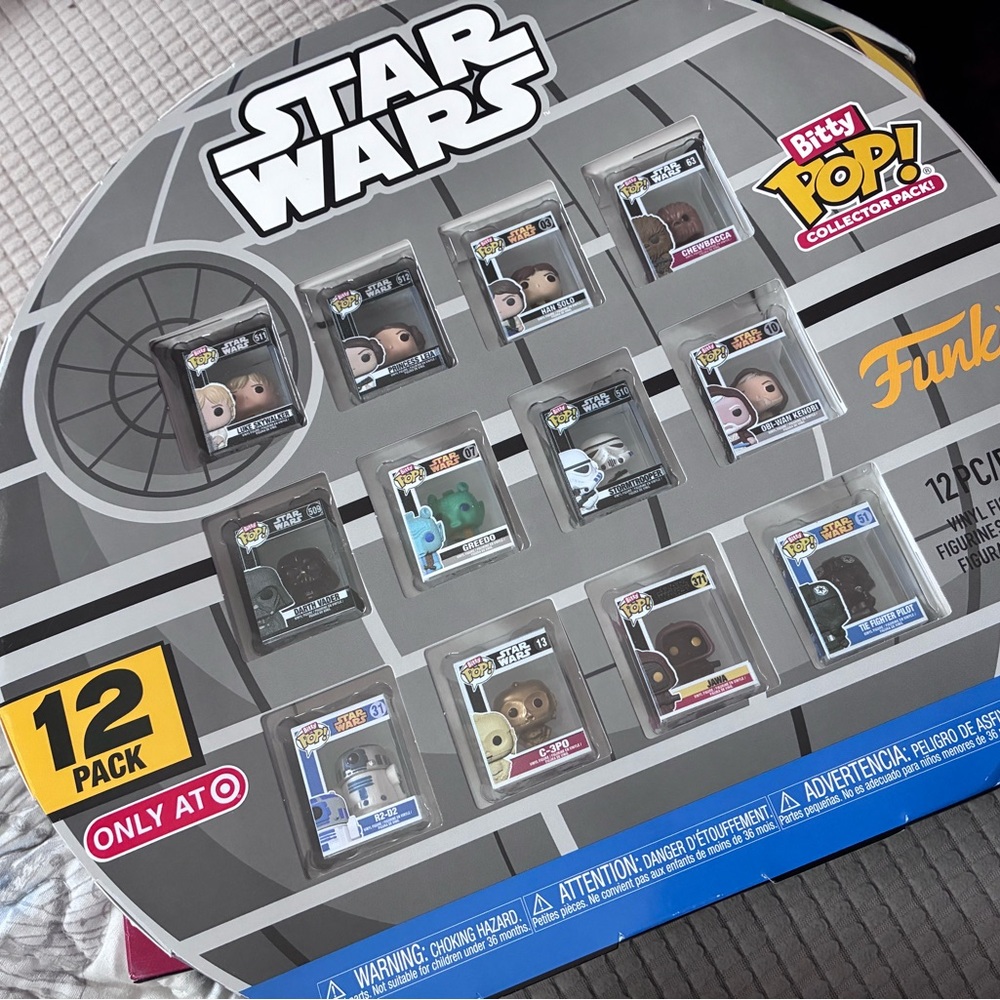 Funko Star Wars Bitty Pop! 12-Pack with Black and Gray